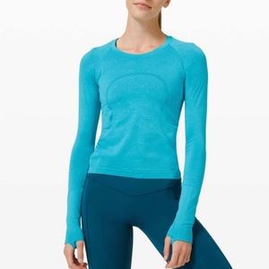 lululemon athletica Blue Long Sleeve Top